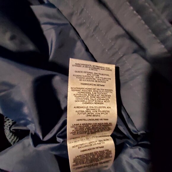 Columbia Mens Navy Full-Zip Lightweight Jacket Size S Water-Resistant - Picture 8 of 15